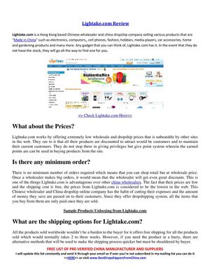 Lightake.com Review