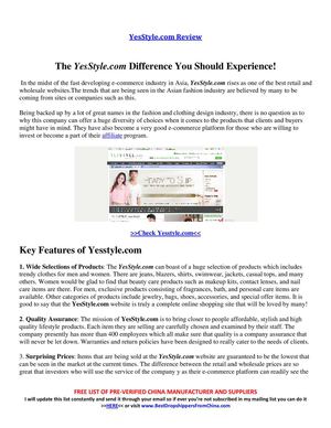 YesStyle.com Review