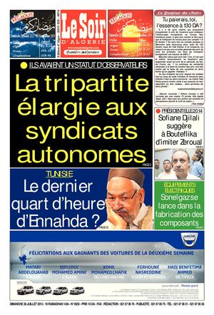 le soir d'algérie  28-07-2013