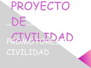 PROYECTO DE CIVILIDAD