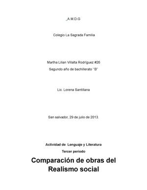 Comparacion literaria de realismo magico y regionalista