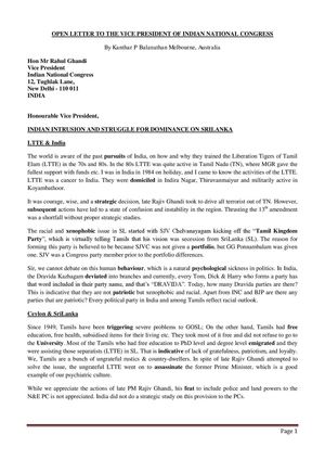 Vice President-Indian National Congress