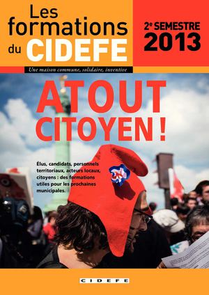 Catalogue des formations du CIDEFE - 2ème semestre 2013