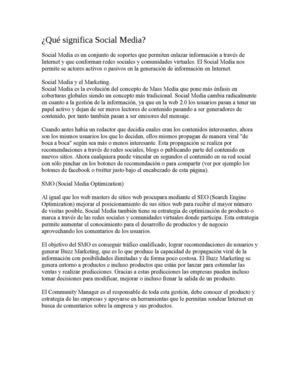 Qué significa Social Media PV