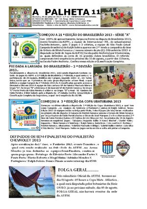 A PALHETA 11_Futmesa em Ubatuba-SP