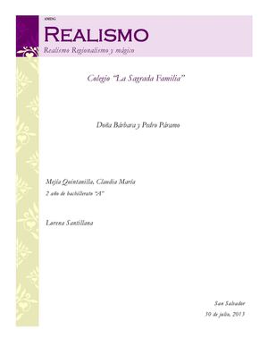 Realismo regionalista y mágico