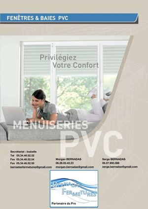 BERNADAS FERMETURES Menuiserie PVC