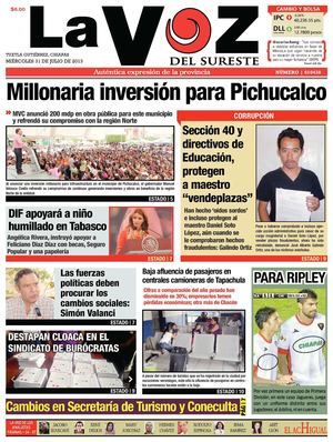 Diario la voz del Sureste