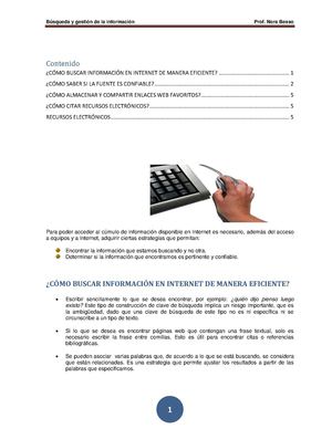 Buscar y gestionar la información, hoy