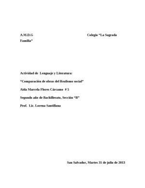 Comparación de obras del Realismo social
