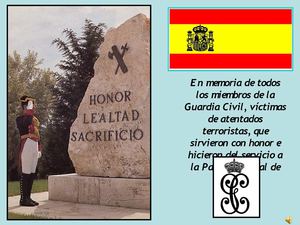 Homenaje a la Guardia Civil