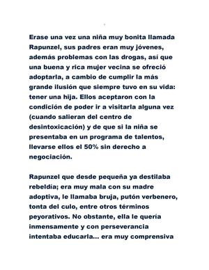 La Historia De "Rapunzel"