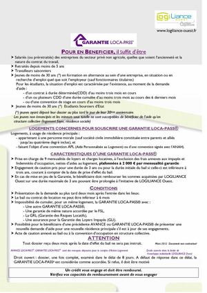 6 GARANTIE LOCAPASS.