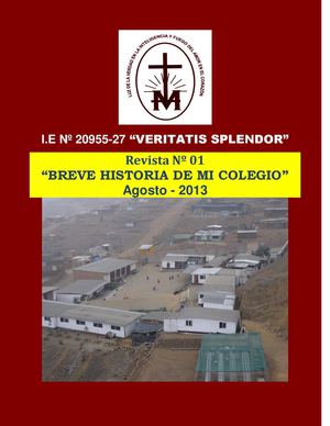 HISTORIA DE MI COLEGIO