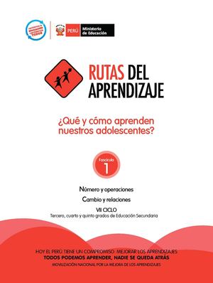 RUTAS DEL APRENDIZAJE
