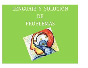 Solución de problemas y el lenguaje