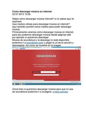 como descargar musica en internet