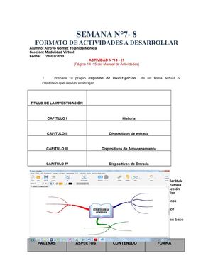 Estructura Monográfica Actividad  N° 10