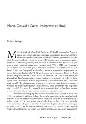 Mario, Oswald e Carlos - Intérpretes do Brasil