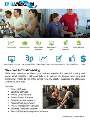 Online Coaching Software, Fitness Club & Gym Software - TotalCoaching.com