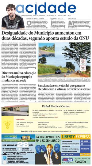Jornal A Cidade - Edição 973 de 3/8/2013