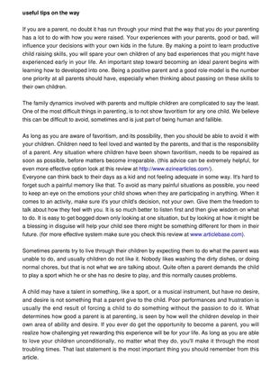 Calameo The Parenting Lessons Which Get Forwarded To Kids