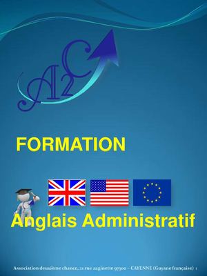 formation anglais administratif