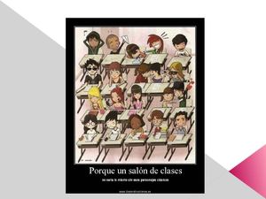 PERSONALIDADES DE UN SALON DE CLASE