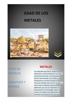 EDAD DE LOS METALES