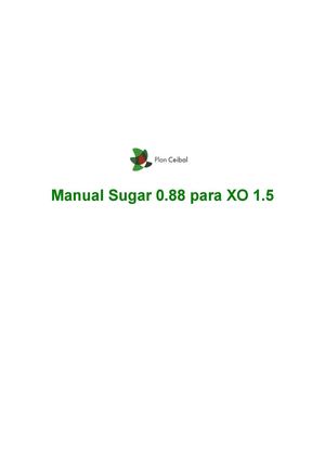 Manual Sugar para XO 1.5