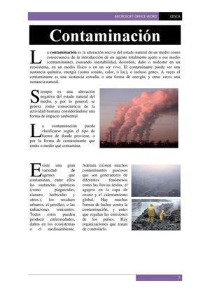 contaminacion