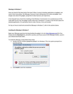 GboxApp in Windows 7