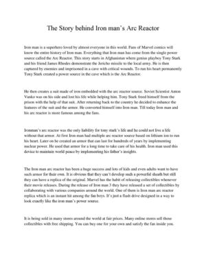 The Story behind Iron man’s Arc Reactor