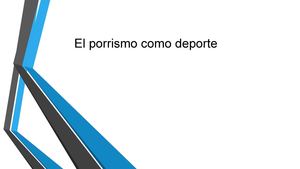 El porrismo  como deporte