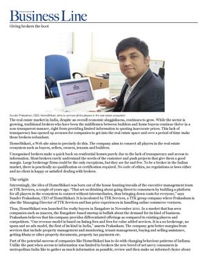 Giving Brokers the Boot - Sunder P