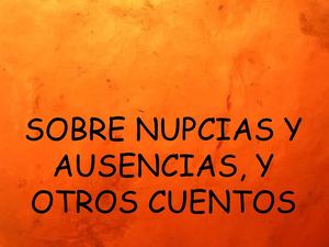 Nupcias & otros cuentos