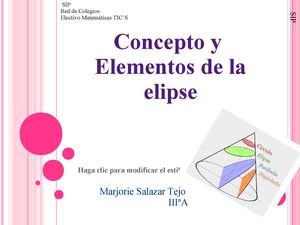 Conceptos de la elipse