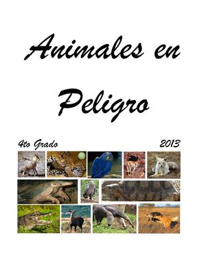 Animales en peligro