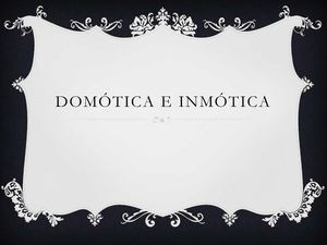 Domótica e inmótica