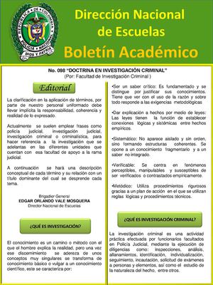 INVESTIGACION CRIMINAL