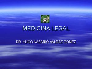 MEDICINA LEGAL