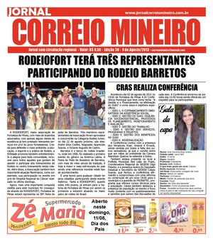 Edição 38 do Jornal Correio Mineiro  09-08-2013