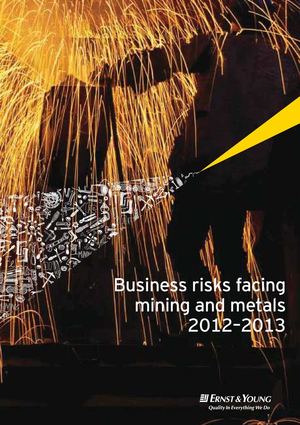 E&Y | Business risks facing mining and metals  2012–2013