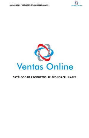 Ventas Online: Celulares y Videojuegos