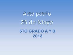 Acto 25 de Mayo