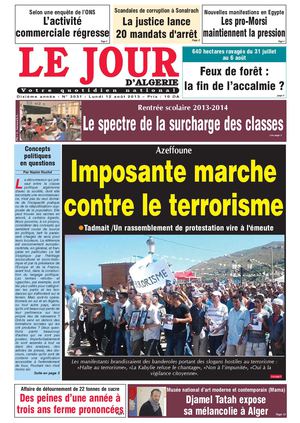 Le Jour d Algerie du 12.08.2013