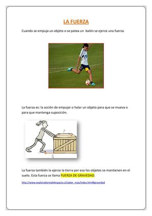 LA FUERZA,  naturales tercero