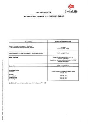 2013-01 - MUTUELLE - SWISSLIFE - GARANTIES PREVOYANCE