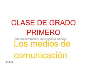 CLASE GRASO PRIMERO