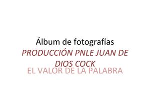 PRODUCCIÓN DE TEXTOS